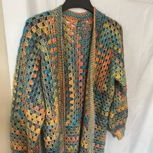 Handmade crochet cardigan Floral