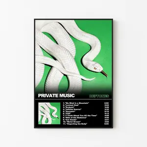[Sale Up To 40%] [Unframe] Deftones Private Music Album Cover Poster, Experimental Rock Wall Art, Moody Music Decor, Gift For Alternative Music Lovers