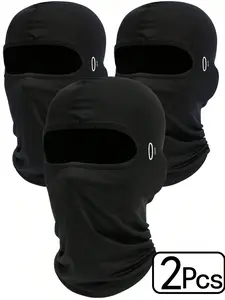 2Pcs Balaclava Face Mask - UV & Wind Protection Design for Skiing, Snowboarding & Motorcycle Sports