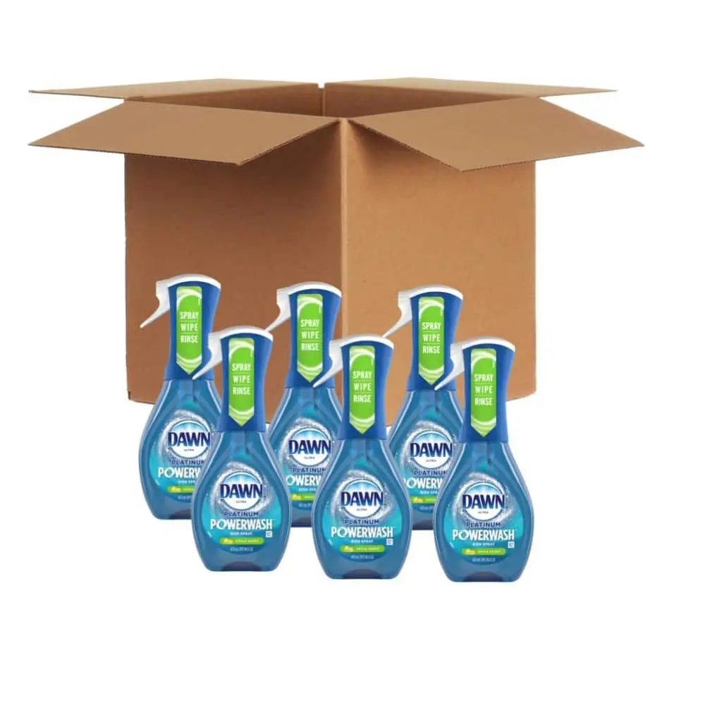 Household Liquid Dish Soap & Dishwasher Cleaner - 16oz (500-1,000 ml) Plastic Bottle, Streak-Free, Odor Elimin., 6-Pack (6 Bottles) Home Care Supply