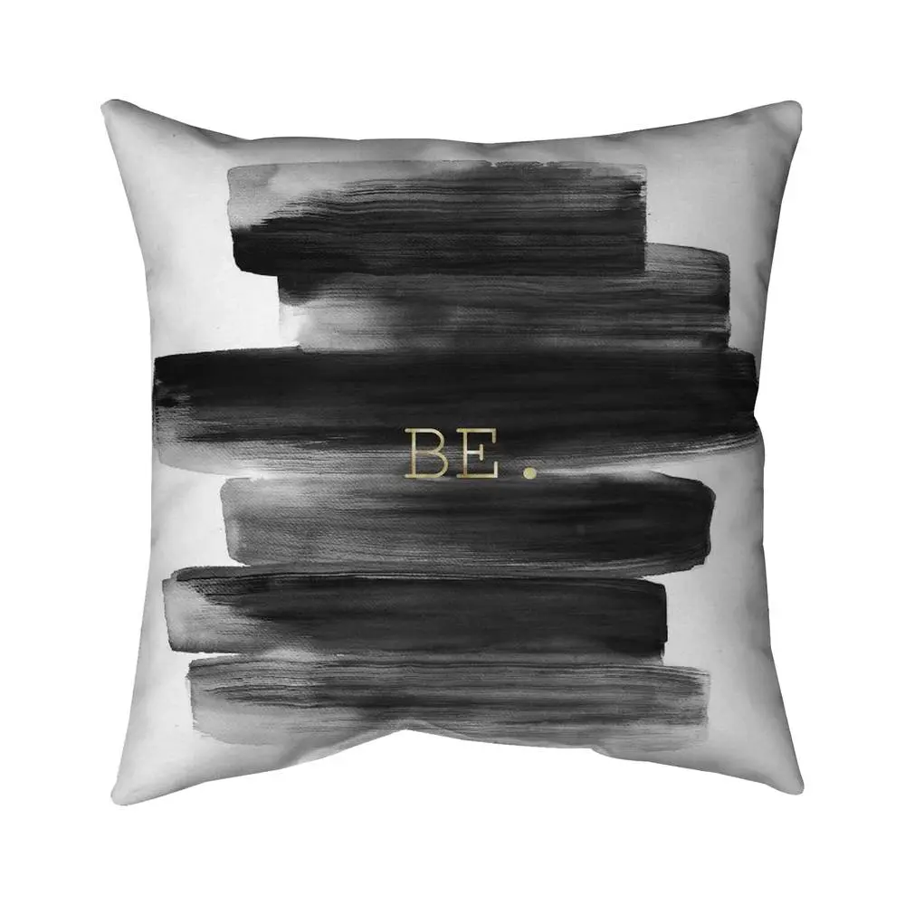 360 Stand 20x20 in. Spun Polyester Outdoor Throw Pillow - UV Resistant, Inspiration Quote Shapes, Outdoor Home Textile Decor Cushion Accessory (Model 5542-2020-QU31), Cushions For Outdoor Chairs, Outdoor Cushions