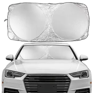 Car Front Windshield Sunshade, Foldable Car Front Window Sunshade with Storage Bag, Sun Protector for Car, Universal Car Accessories