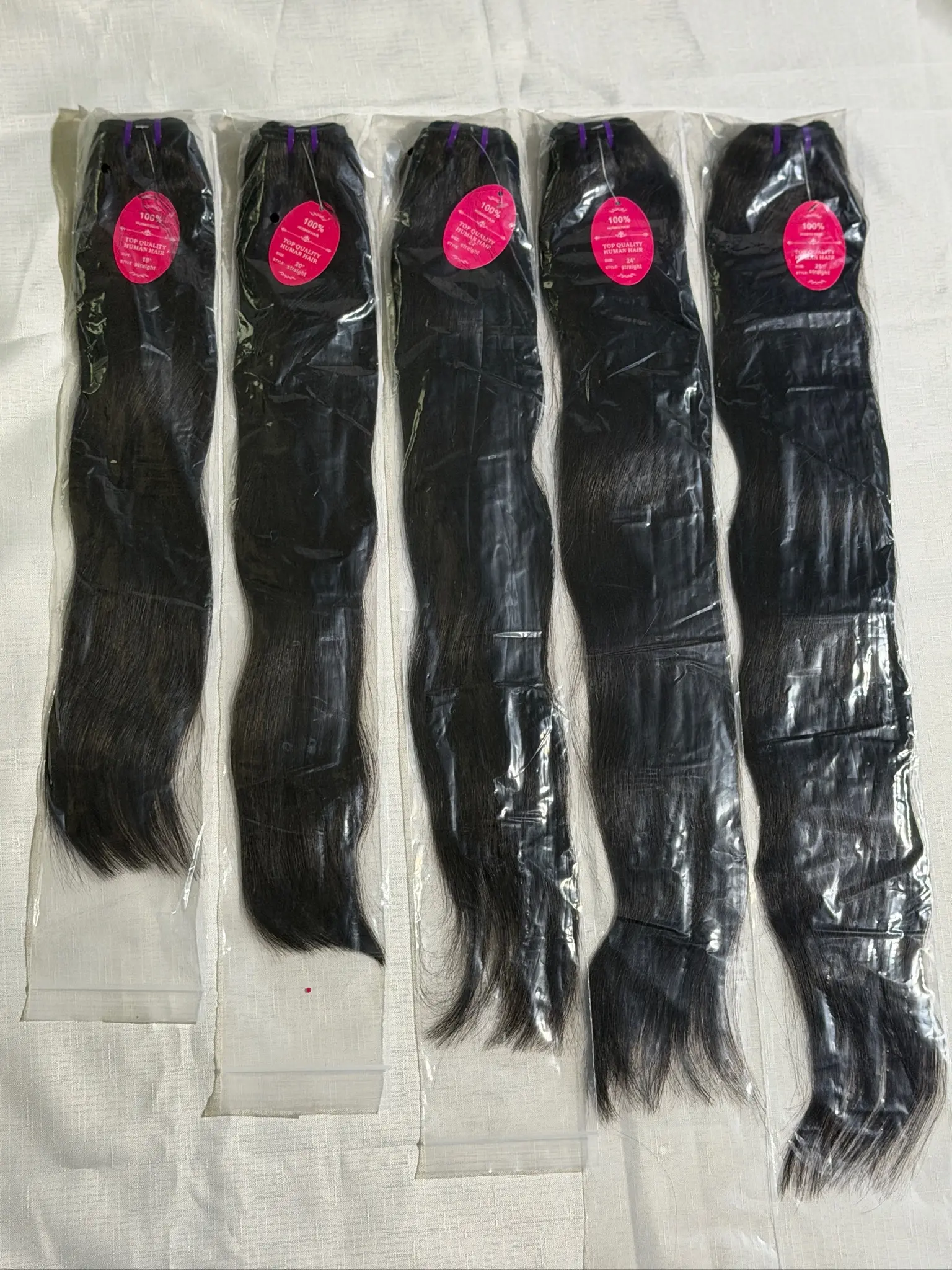 Brazilian Yaki Straight Human Hair Bundles
