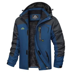MAGCOMSEN Men's Winter Coats Water Resistant Ski Snow Jacket Warm Fleece Jacket Parka Raincoats With Multi-Pockets FallFreshness Athletic Outerwear Outdoor Sportswear Outdoorfun Fathersdaygift