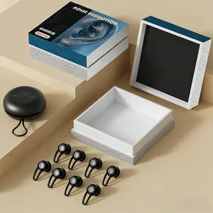 New Noise-Reducing Earplugs, Silicone Sleep Ear Plugs, Anti-Snoring, Waterproof for Swimming, Dual Effect Sound Barrier