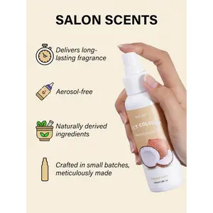 Coconut Dog Perfume Spray Long Lasting | Naturally Derived Odor Removing Pet Deodorizing Spray | Cat Friendly | 3.38 Fl Oz.