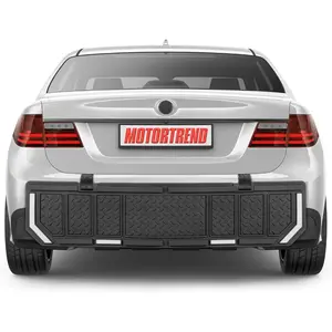 Bumper Guard For Cars-Heavy-Duty Rear Car Bumper Protector For Parked Vehicles, High Intensity Reflector For Nighttime Visibility, Easy to Install For Cars,Small SUV's