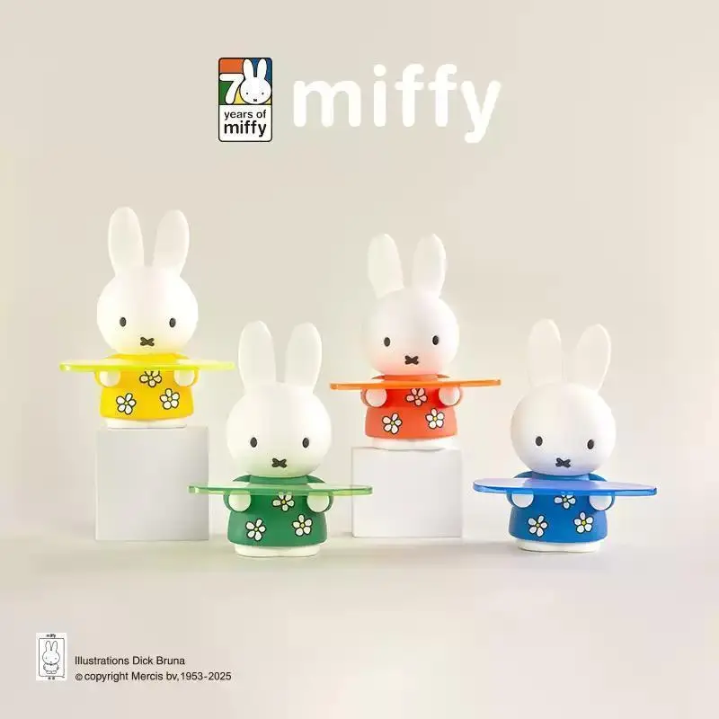 Miffy Tray Series Doll Kawaii Decoration Handmade Jewelry Earphones Miscellaneous Storage Ornaments Gift for Girl