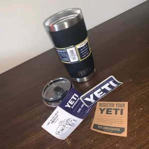 YETI 20 Oz Black Rambler with MagSlider Lid - Charcoal for Drinkware