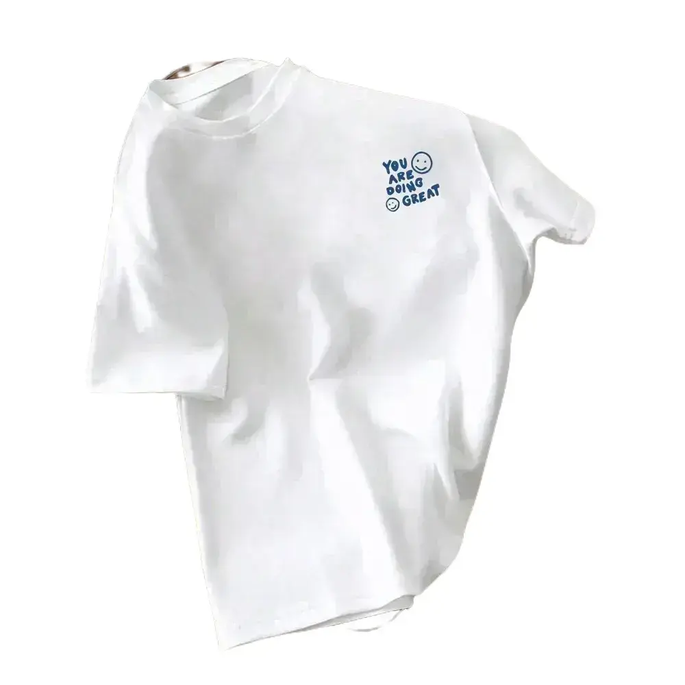 Men’s solid color round neck short sleeve casual T-shirt, simple and fashionable everyday wear, spring/summer