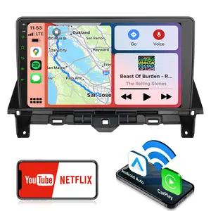 IYING Car Radio Stereo for Honda Accord 8th 2008-2012 Upgrade 8 Core 10.1 Inch QLED Touch Screen with Wireless Carplay & Android Auto Car Radio with 5G WiFi GPS FM/SWC Bluetooth (Black 001)