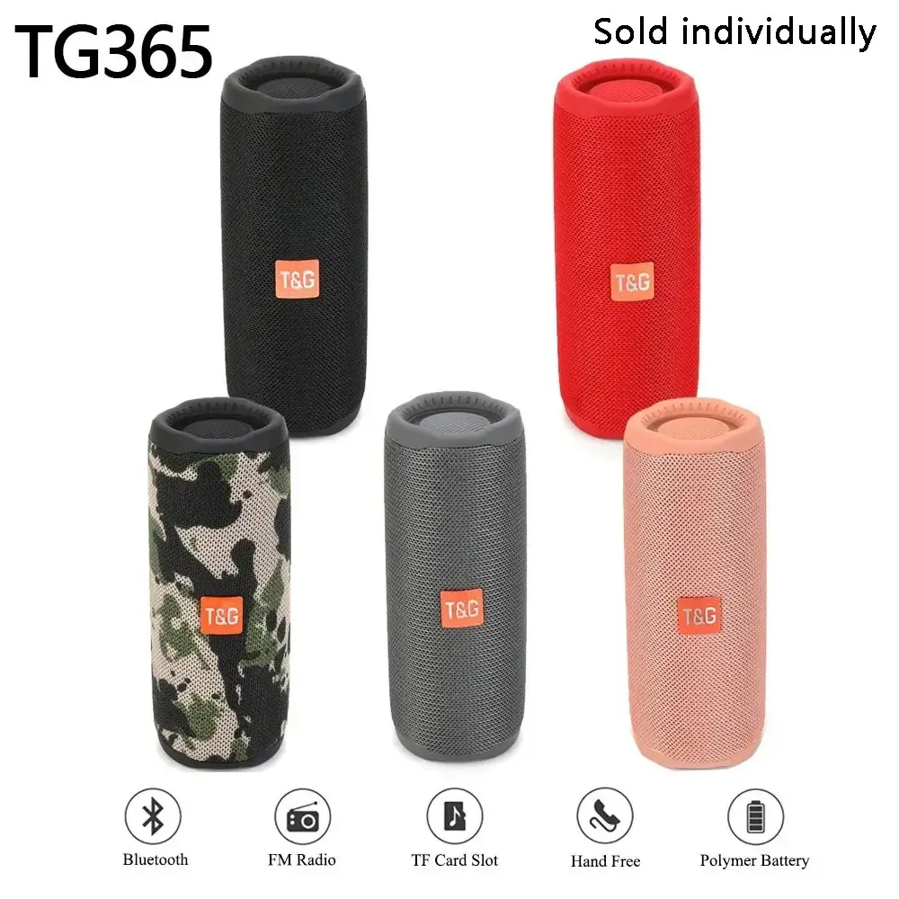 Portable Bluetooth Speaker Wireless Speakers Wireless Subwoofer Radio FM 10W Powerful Waterproof High Power Sound Box Music PC Woofer Caixa De Som Outdoor Bass TWS Stereo, card slot, USB, AUX wired, Gift with Colorful Lights LED REG Lamp, Beach Speaker