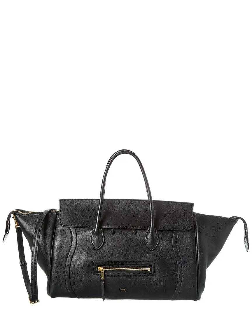 CELINE Leather Shoulder Bag