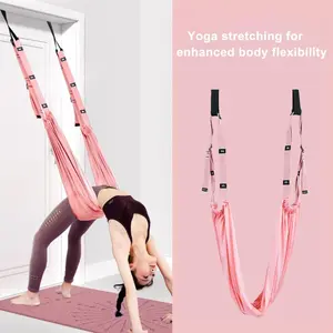 1-Piece Door-Style Yoga Stretching Band, Yoga Equipment, Stretching Gear - Pilates Flexibility Strap for Enhanced Body Flexibility, Ideal for Backbend, Splits, and Handstand Training. Suitable for Yoga, Dance, Ballet, and Gymnastics Practice