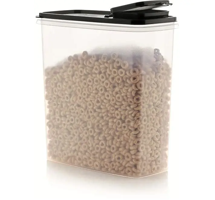 Tupperware 19-Cup Cereal Keeper, Airtight Plastic Food Container, Stackable Containers for Kitchen Cereal Organization & Freshness Preservation, Plastic Food Containers