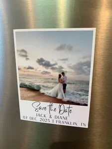 Flex Save the Date 2x2" Photo Magnets