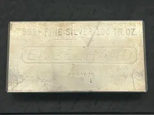 100 oz silver bar 999+ fine silver