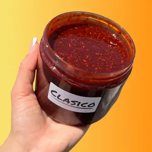 CHAMOY SAUCE RIM DIP - Tamarindo, Mango, Watermelon, Mango Habanero & Spicy Chamoy for Chips, Fruit, Snacks, Candy & Drinks - Sweet, Sour & Spicy - Mexican Fruit Flavored Chamoy for All Ages, used for our Authentic Dulces Mexicanos Enchilados