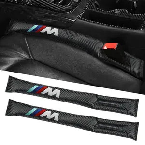 1/2PCS Car Seat Gap Plug Filler Pads Leather Leak -proof Pads Soft Styling Auto Accessories For BMW M Performance E36 E60 E90 X2 X1 X3 X5 E46 E39 E70 M3 M5 M6 G20 G30 E93 Z3 Z4 f90