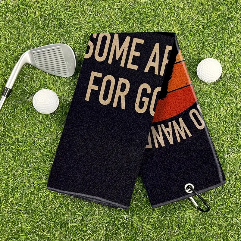 Bigfoot Golf Towel Quick-Dry Golf Towels Essential Golf Accessory Golf Gear with Hooks for Convenience Premium and Durable Polyester Golf Towels for Golf Bags Ideal for Golfers Great Gift for Golfing Holidays Golf Accessories