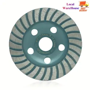 Concrete Diamond Turbo Grinding Cup Wheel 4.5"/5"/7" for Grinding Polishing Cleaning Surface Granite Marble Rock Arbor 7/8" High Quality Durable Fast Delivery Free Ship Hole Cutter