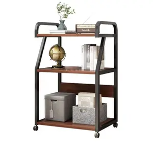 🖨️ Roll your printer & clutter away. 3-tier mobile printer stand with wheels – sturdy, space-saving, fits under any desk.