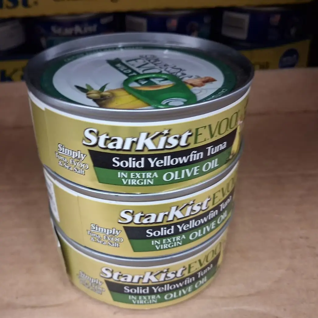 StarKist EVOO Solid Yellowfin Tuna Canned Seafood / Tuna in Olive Oil 5 oz (142 g)
