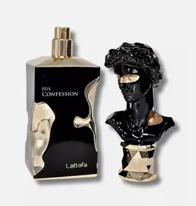 Lattafa His Confession Men's Eau de Parfum Spray, 3.4 oz (100 ml)