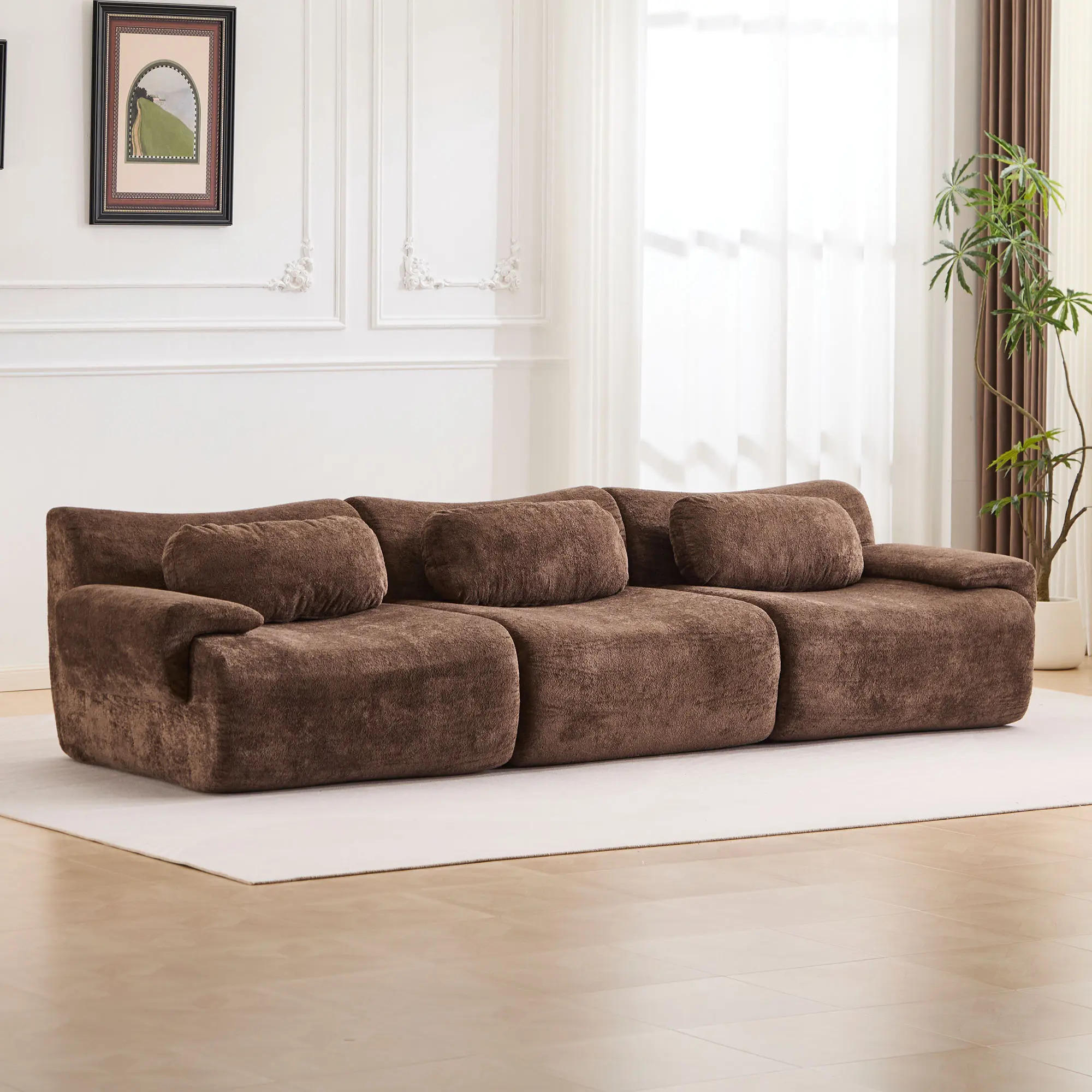 Chocolate - 3 Seater ( 113.9")