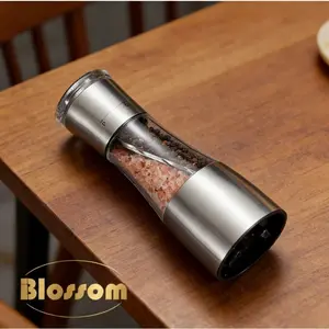 2026 New 2-In-1 Ceramic Core Stainless Steel Pepper Mill, Home Kitchen Manual Grinder, High-Quality Spice Grinding Tool, Factory Supply
