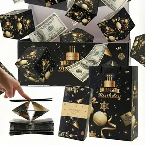 Surprise Pop-Up Gift Box, Creative Folding Bounce Envelope Box, Luxury Paper Explosion Gift Box for Special Occasions, Unique Birthday Gifts