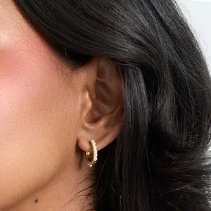 EVRY JEWELS Gold or Silver Plated Women's Hypoallergenic Heavenly Hour Earrings