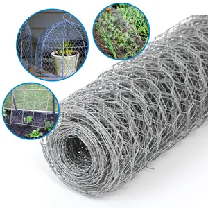 Heavy-Duty Galvanized Hexagonal Chicken Wire Mesh Netting - Roll Suitable for Garden, Ranch, Coop Fencing | High Tensile Cuttable Poultry Wire with Multi-Size Options (14in×20ft/16in×33/66/82ft) for Rabbit Enclosures, DIY Crafts & Outdoor