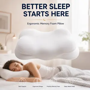 Ultra-Soft IceMellow Cloud Pillow -Mellow Cloud Pillow  Silk Memory Foam Pillow with Cool-Sensing Fabric, Cloud-Shaped for Sleeping and Headboard Support