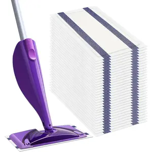 30 Count Disposable Wetjet Pads Refills for Swiffer Wet Jet Mops, Super Absorbent Wet Jet Pads, Multi Surface Mopping Pad, Disposable Wet Pads Refill for All Floor