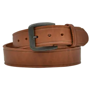 3D Belt Company Men's Harness Crease Tan Leather Belt D1147