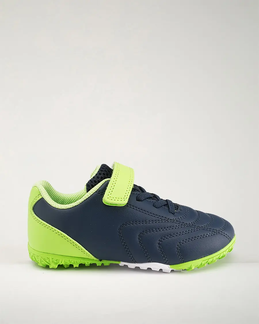 Kids' Unisex Synthetic Soccer Cleats for Indoor Turf, Double-Stitched with a Reinforced Heel and Padded Insole for Traction & Comfort