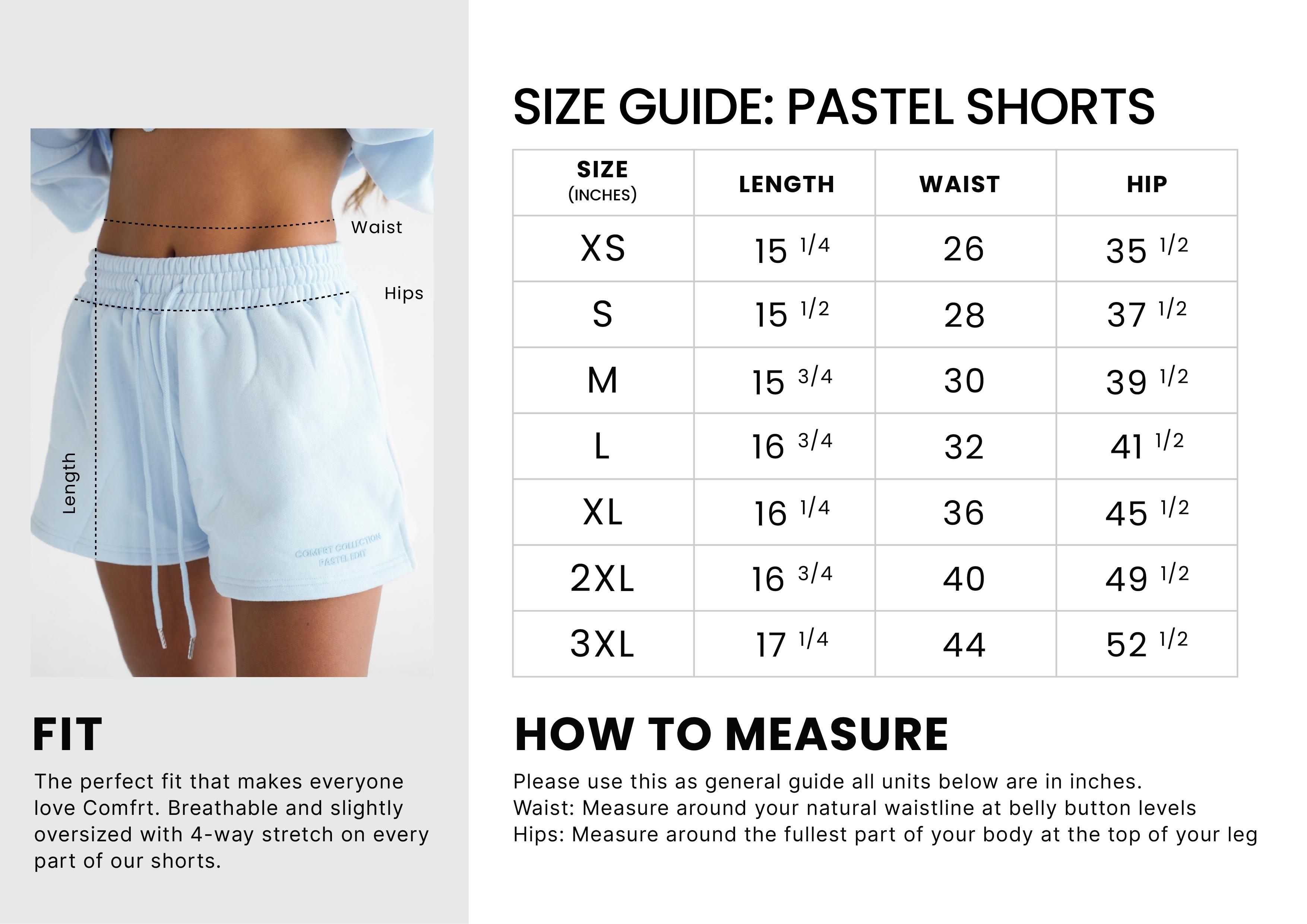 Comfrt | Limited Edition Pastel Shorts