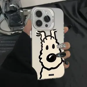 New phone case Japan and South Korea cute dog iPhone 16 pro max phone case personalized iPhone 14 creative iPhone 13 pro max phone case premium phone accessories iPhone 16 plus phone case perfect gift for men and women iPhone 11 drop-proof phone case