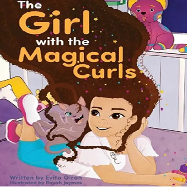 The Girl with the Magical Curls by Evita Girón-Children's Book Featuring a Curly-Haired Superhero!