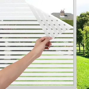 Reusable Static Cling Privacy Window Film, Glass Frosted Sticker, No Glue, Insulation, Anti-Spy, Suitable for Home Bathroom Office, Sun Shade Film