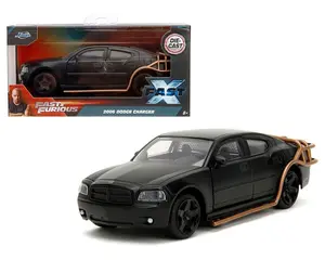 1:32 2006 Dodge Charger Heist Car – Black – Fast & Furious by Jada