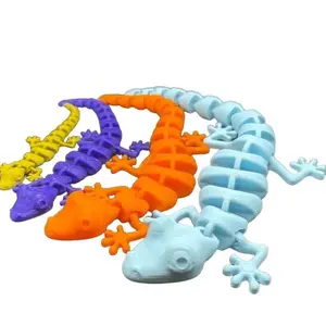 3D Printed Articulated Flexi Lizard, Cat Toy