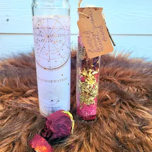 MAGICKAL GOON EUREKA BOTANICAL Incense Blend & Transformation Candle ( Jasmine & Cassis scent)