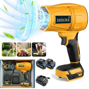 Cordless Leaf Blower Portable Dust Cleaner Handheld Lightweight Blowers Speed for Patio Cleaning, Drying,Camping Gifts 2 Batteries