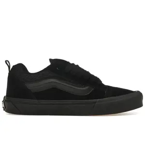 Vans Men's Knu Skool Triple Black Skateboarding Shoes, from StockX