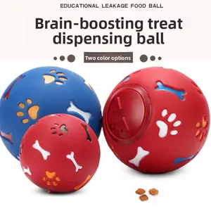 Adjustable Treat-Dispensing Dog Toy - Durable Chew & Teeth-Cleaning Interactive Rotating Puzzle Ball Paw
