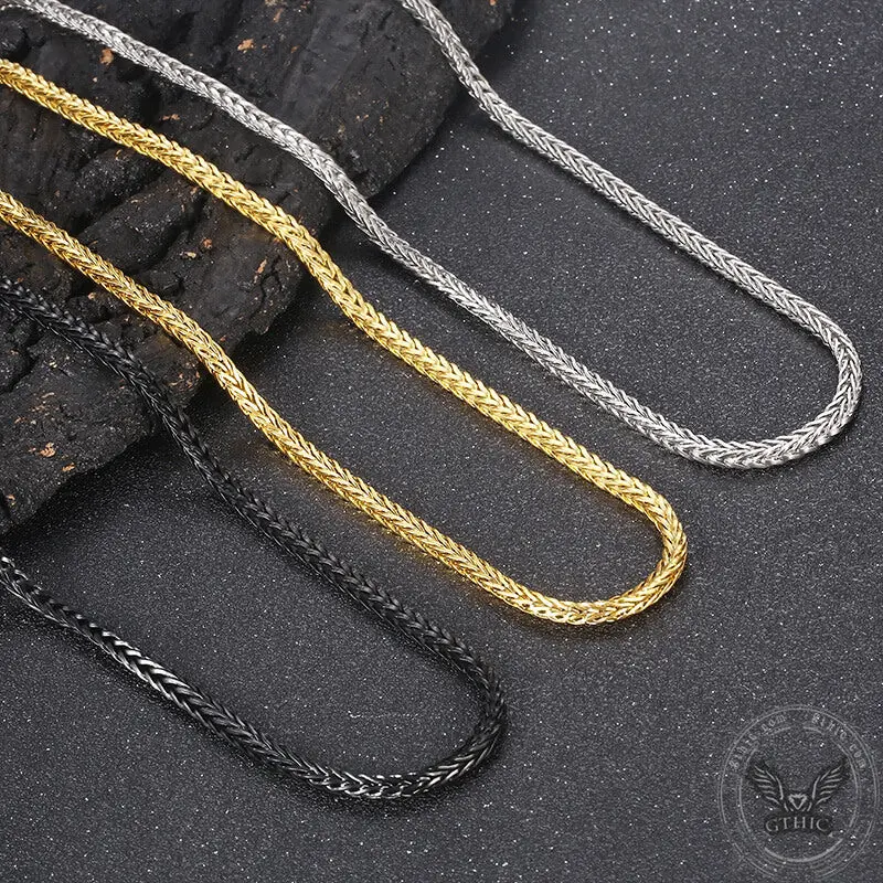 GTHIC Understated Link Chain Design Stainless Steel Chains Links Necklace, 66cm 4mm 33g Tarnish-Resistant Unisex Jewelry for Adults Daily Wear