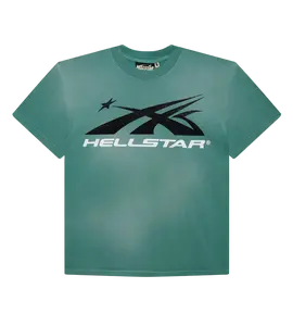 HELLSTAR SPORT LOGO GEL TEE GREEN
