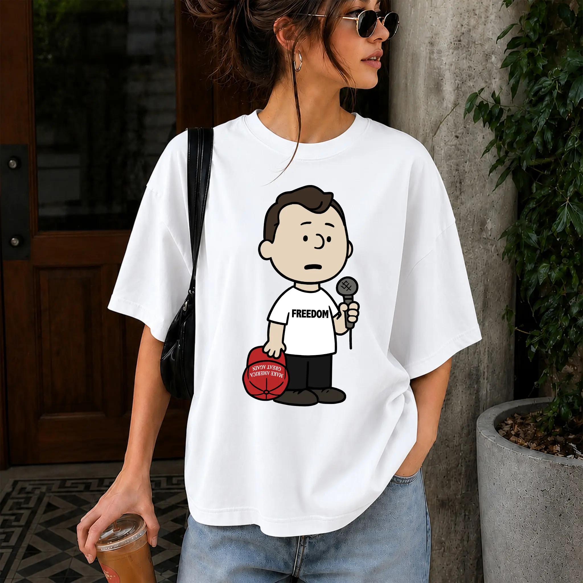 Cartoon We Are Charlie Kirk T-Shirt, Sweatshirt